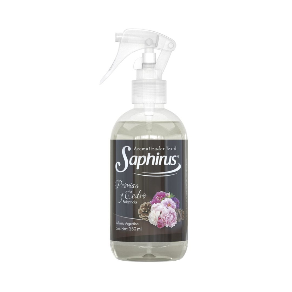 SAPHIRUS TEXTIL PEONIAS Y CEDRO