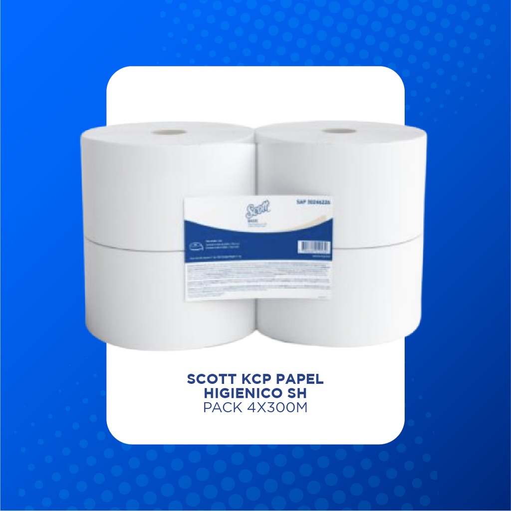 KCP Papel Higienico Scott 4 rollos x 300m (30246226)
