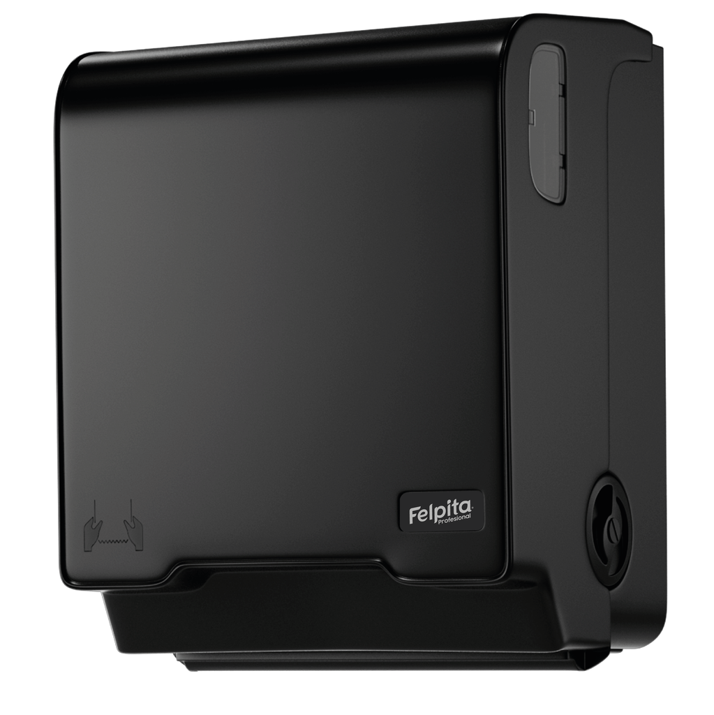 [1004] Dispenser toalla auto corte Luxury negro Felpita