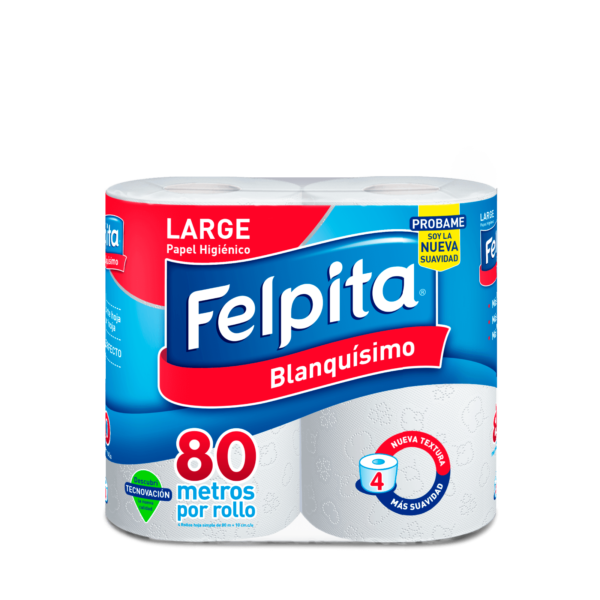 Papel Higienico Bolson 10 pack 4x80m Simple Hoja Felpita